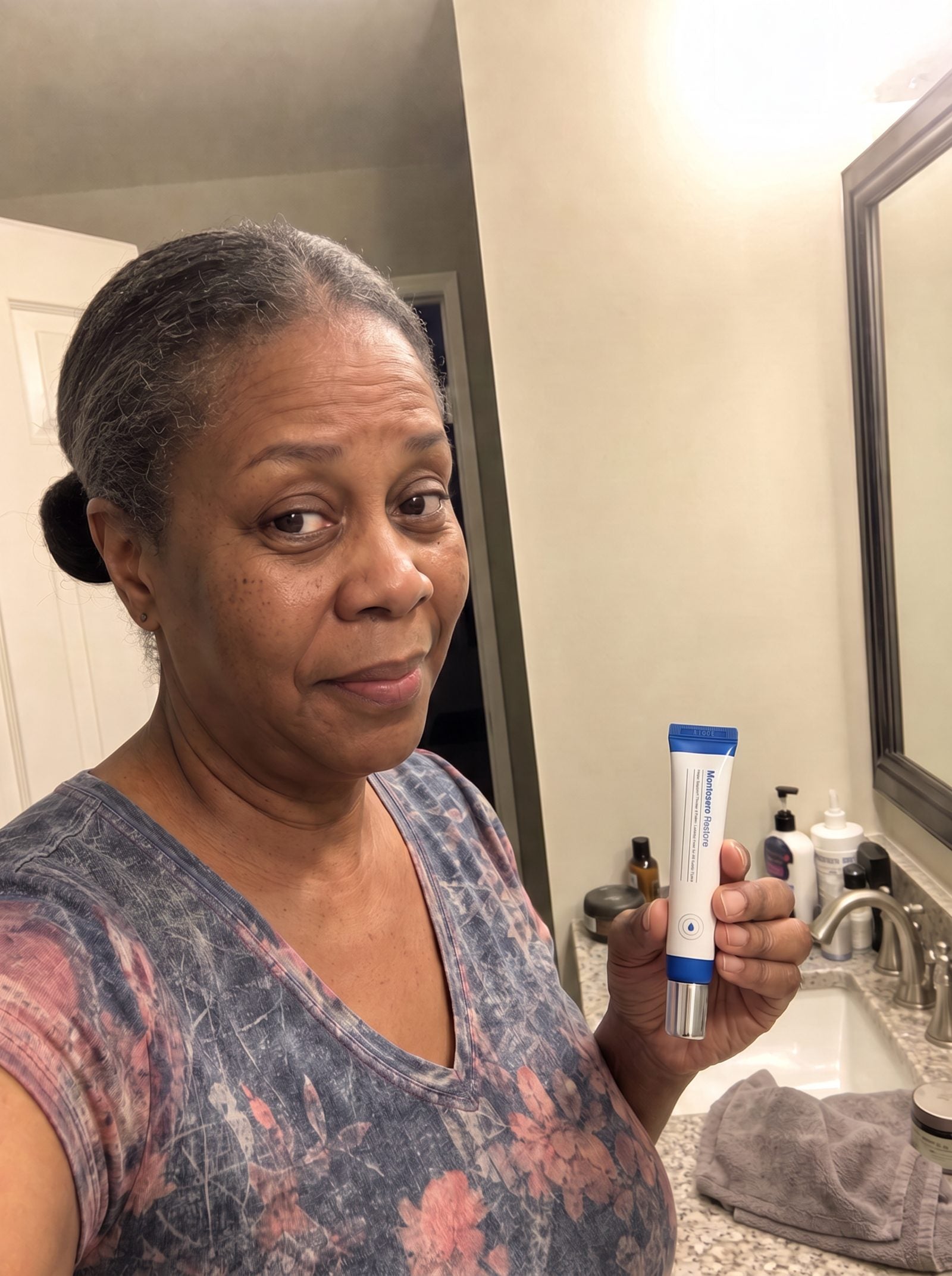 Angela with her Restore